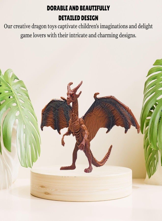 Mallexo مجموعة ألعاب ديناصورات تنانين طائرة واقعية من ماليكسو للأطفال من عمر 3 سنوات فما فوق | حجم كبير، 12 قطعة، ألعاب ديناصورات جذابة متعددة الألوان، هدية عيد ميلاد للأولاد والبنات، منتج تعليمي وديكور للأطفال (Dragon12) - Image 2